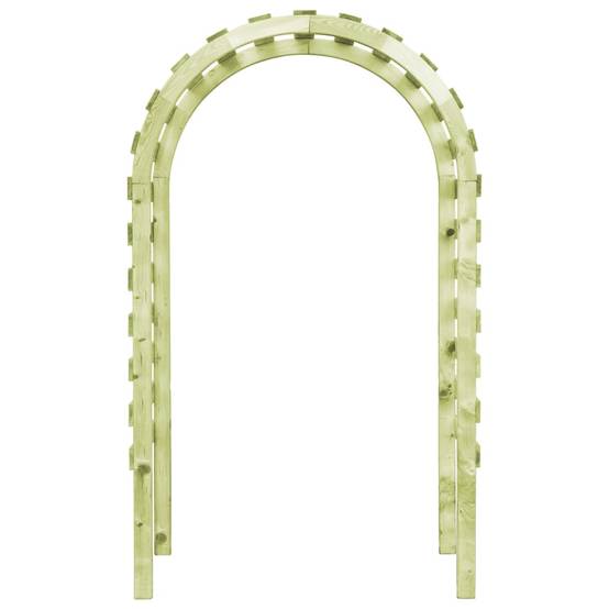 Arche de Jardin Pin Imprégné pour Plantes Grimpantes 130x60x230cm - ComfortXL Outdoor Living - Image 2