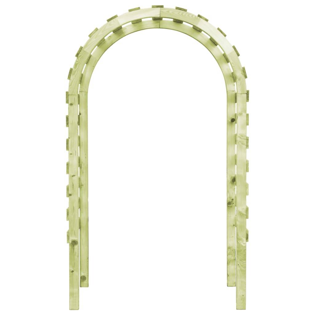 Arche de Jardin Pin Imprégné pour Plantes Grimpantes 130x60x230cm - ComfortXL Outdoor Living - Image 2
