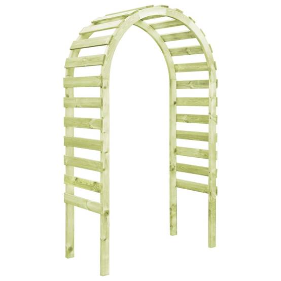 Arche de Jardin Pin Imprégné pour Plantes Grimpantes 130x60x230cm - ComfortXL Outdoor Living - Image 1