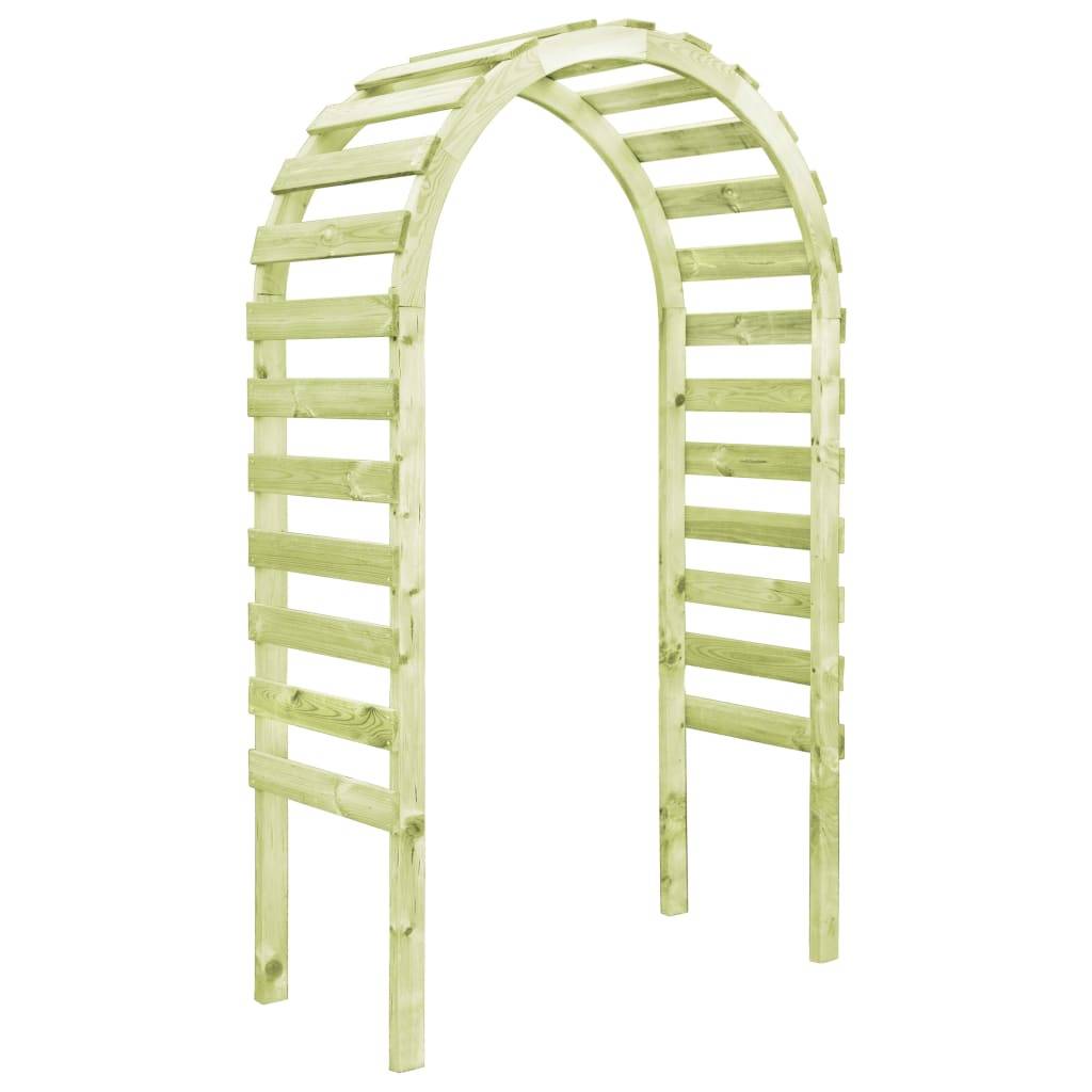 Arche de Jardin Pin Imprégné pour Plantes Grimpantes 130x60x230cm - ComfortXL Outdoor Living - Image 1