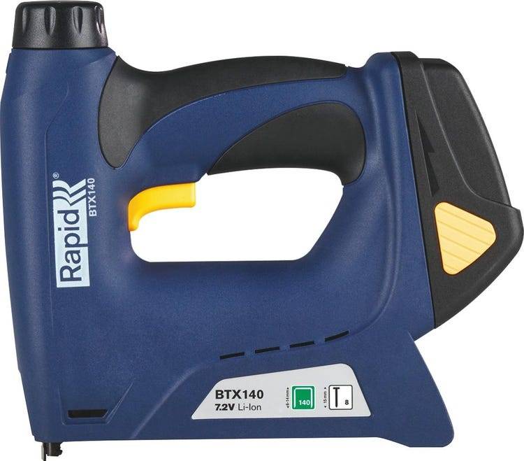 Rapid - Agrafeuse-cloueuse 7,2V BTX140 + batterie + chargeur + coffret - RAPID - 5001387 - Imagen 2