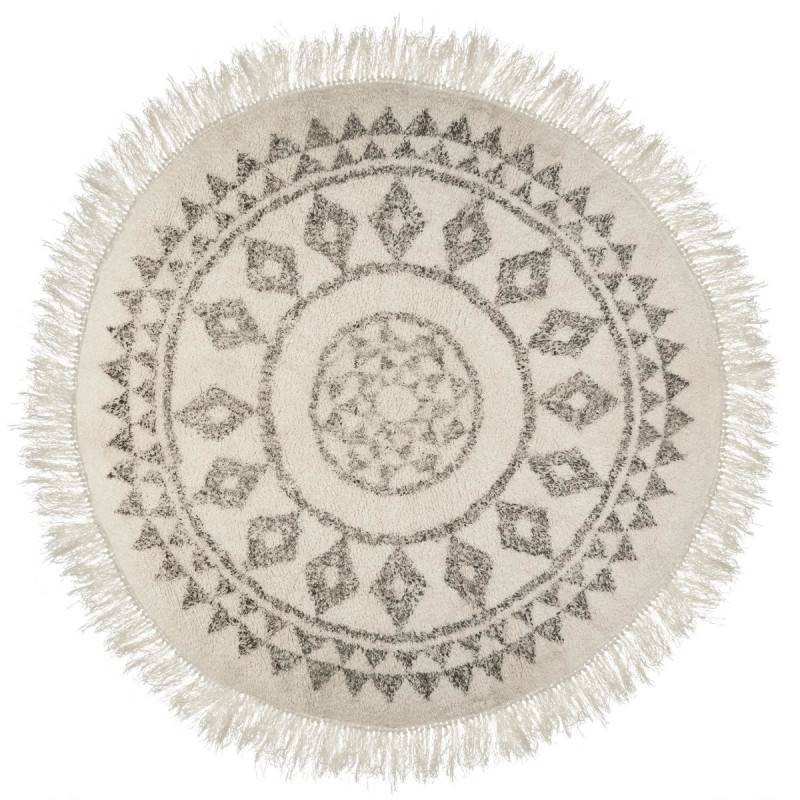 Tapis rond à franges D120 cm Etnik Atmosphera - Image 1