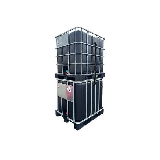 Kit vertical de jumelage de 2 cuves ibc et raccord trop plein