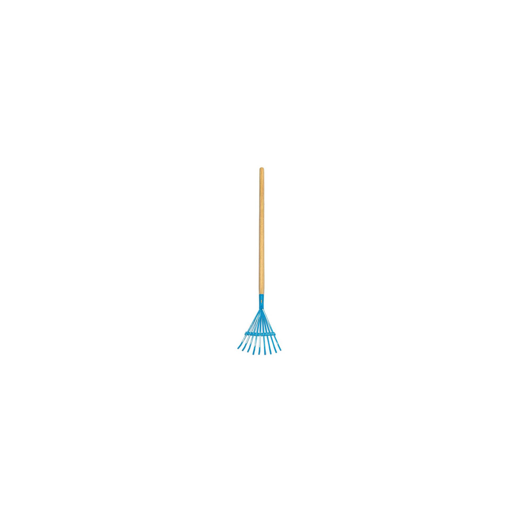 Jouet de plage - Balai à feuille pour enfant - Bleu - Manche en bois - Imagen 6