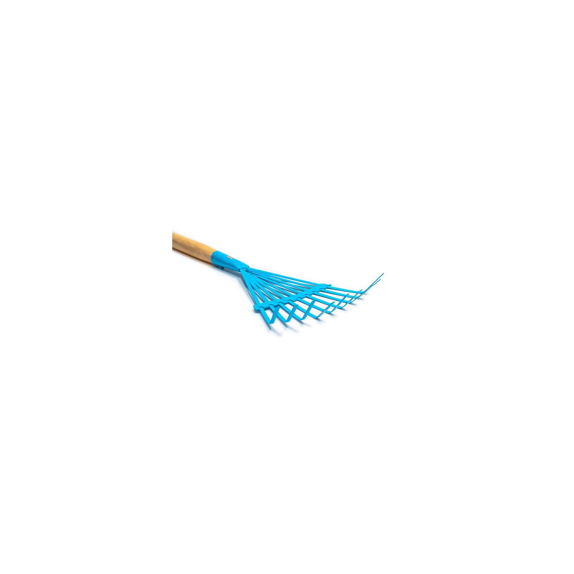 Jouet de plage - Balai à feuille pour enfant - Bleu - Manche en bois - Imagen 7