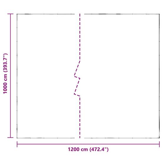 ComfortXL - Bâche protection plantes transparente PE jardin terrasse anti-pluie 10x12m - ComfortXL Outdoor Living - Image 8