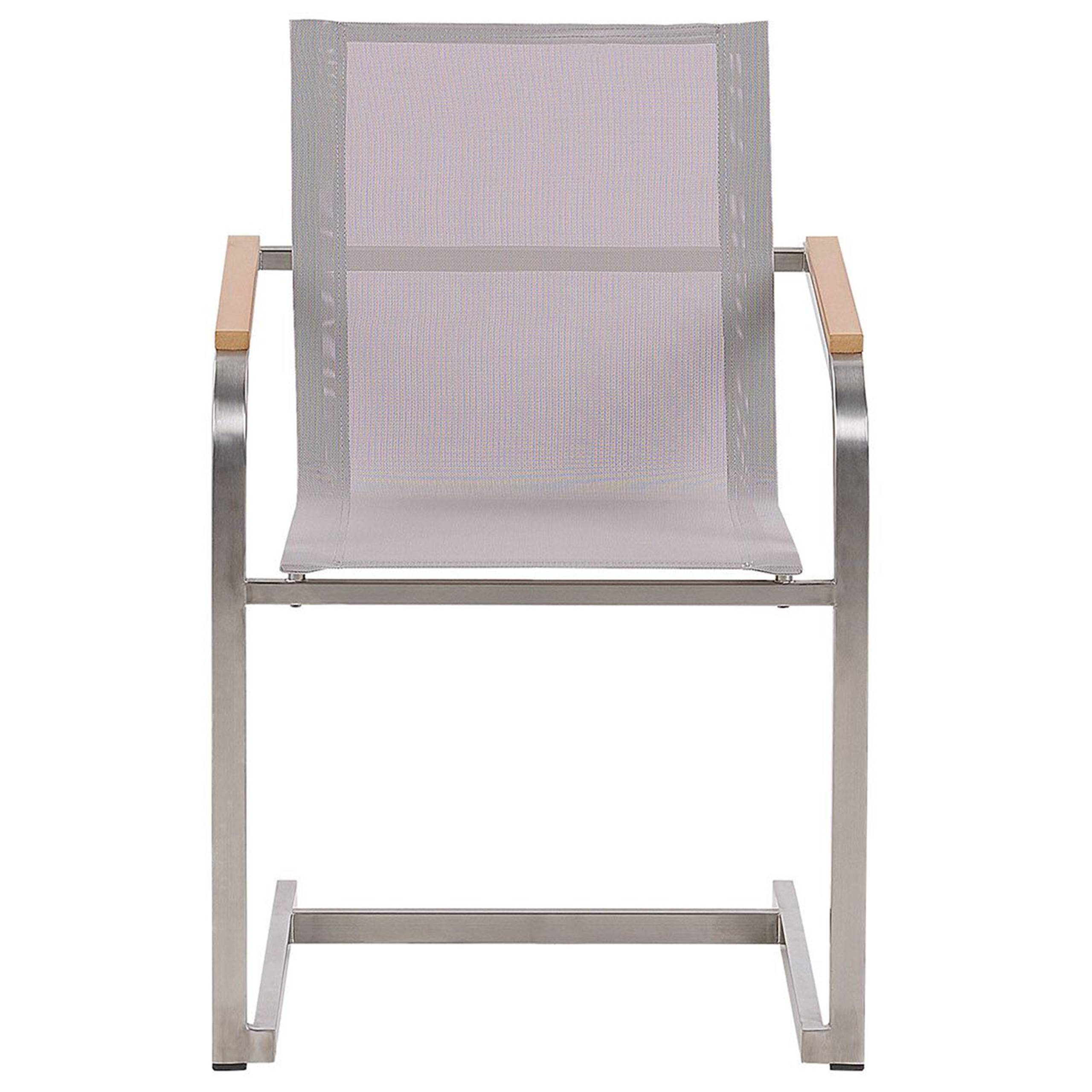 Beliani - Set de salle à manger Aluminium Beige VALCANETTO/COSOLETO Beliani - Imagen 9