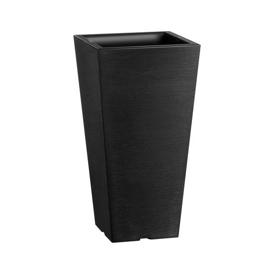 VEVOR Pot fleurs lot 2, jardinière 570mm, drainage, noir. - Image 9