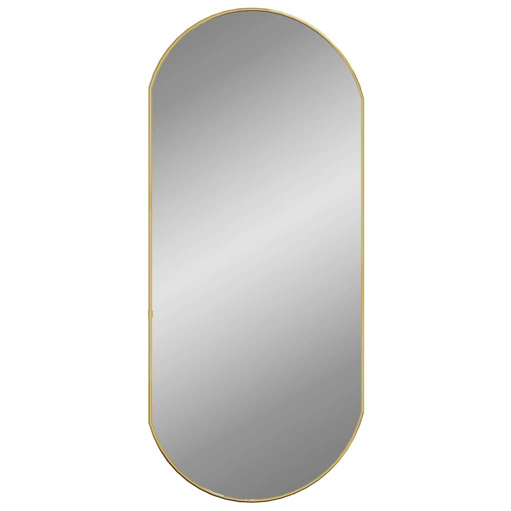 Maison Chic - Miroir mural Doré 90x40 cm Ovale Maison Chic - Image 1