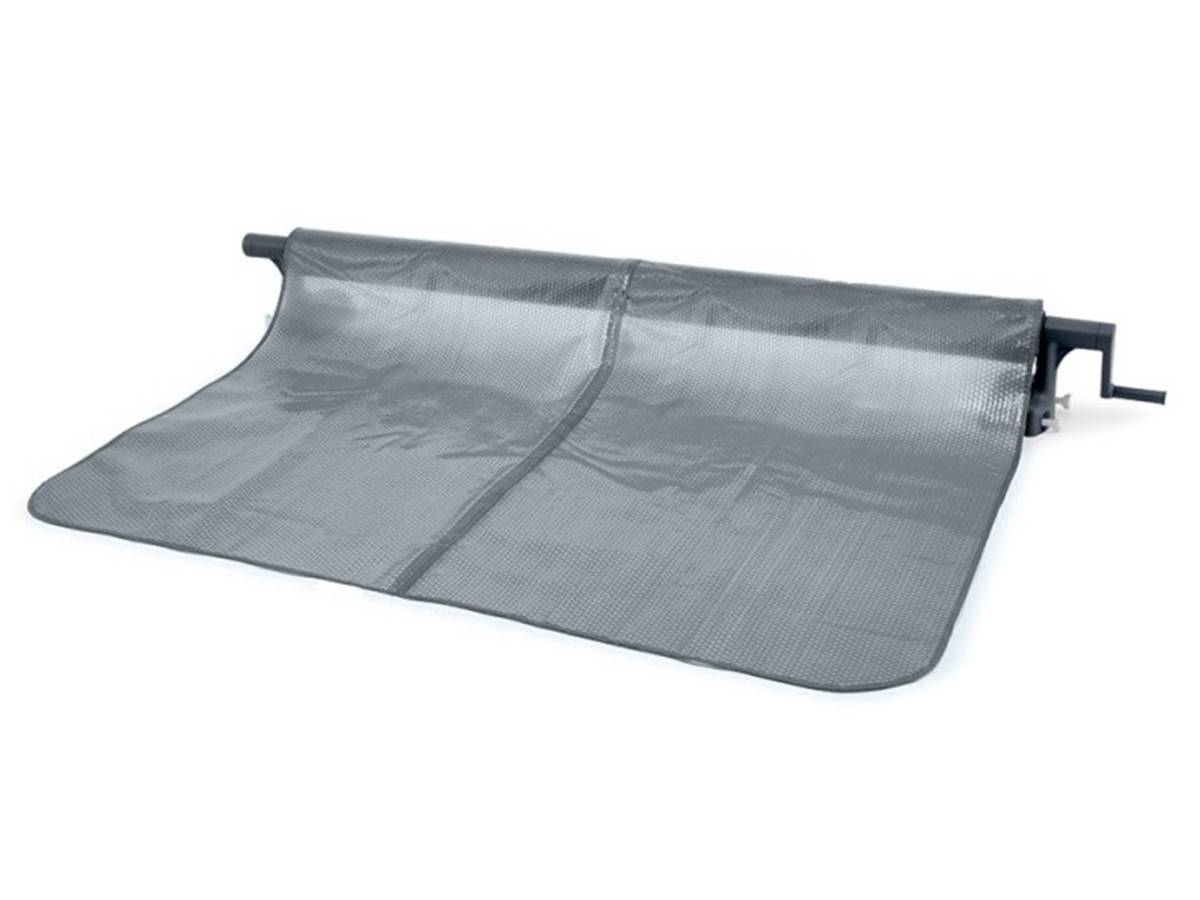 Enrouleur + Bâche à bulles pour piscine tubulaire rectangulaire 5,49 x 2,74 m - Intex - Imagen 5