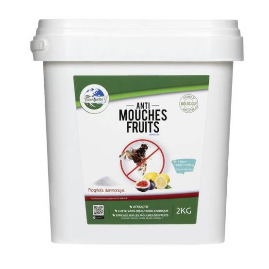 Terra Nostra - Phosphate diammonique - Anti Mouches des Fruits - Seau 2 kg - Imagen 1