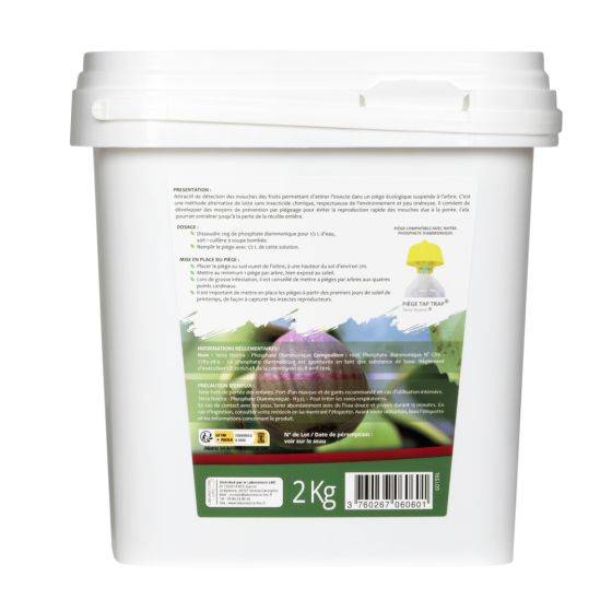 Terra Nostra - Phosphate diammonique - Anti Mouches des Fruits - Seau 2 kg - Imagen 2