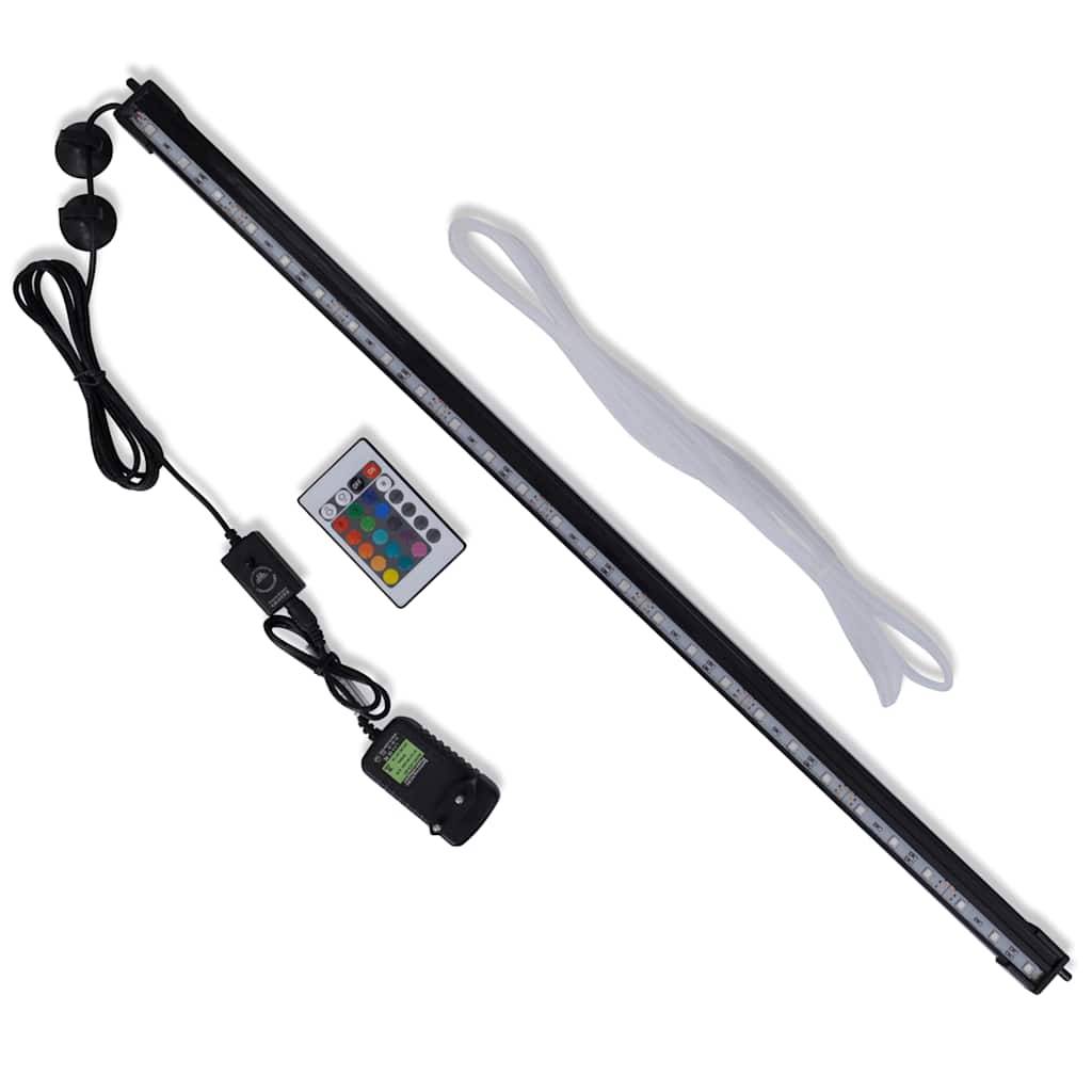 Rampe LED Aquarium Submersible Effet Bulles et Éclairage Multicolore RGB 71 cm - ComfortXL Outdoor Living - Image 1