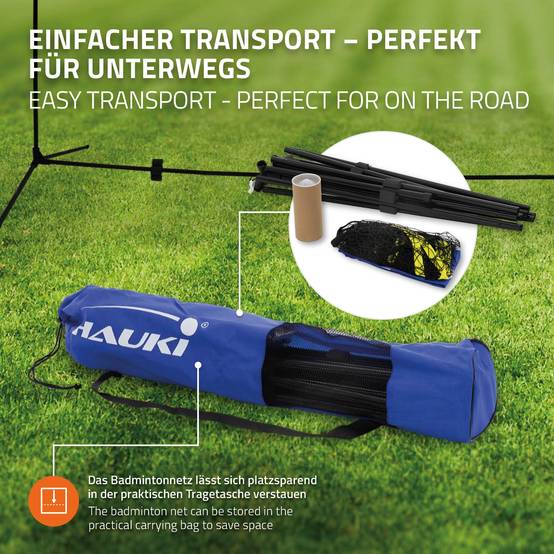 Ejoyous Filet De Badminton Et Volley-Ball Pliable Portable Pour Jardin Et Plage