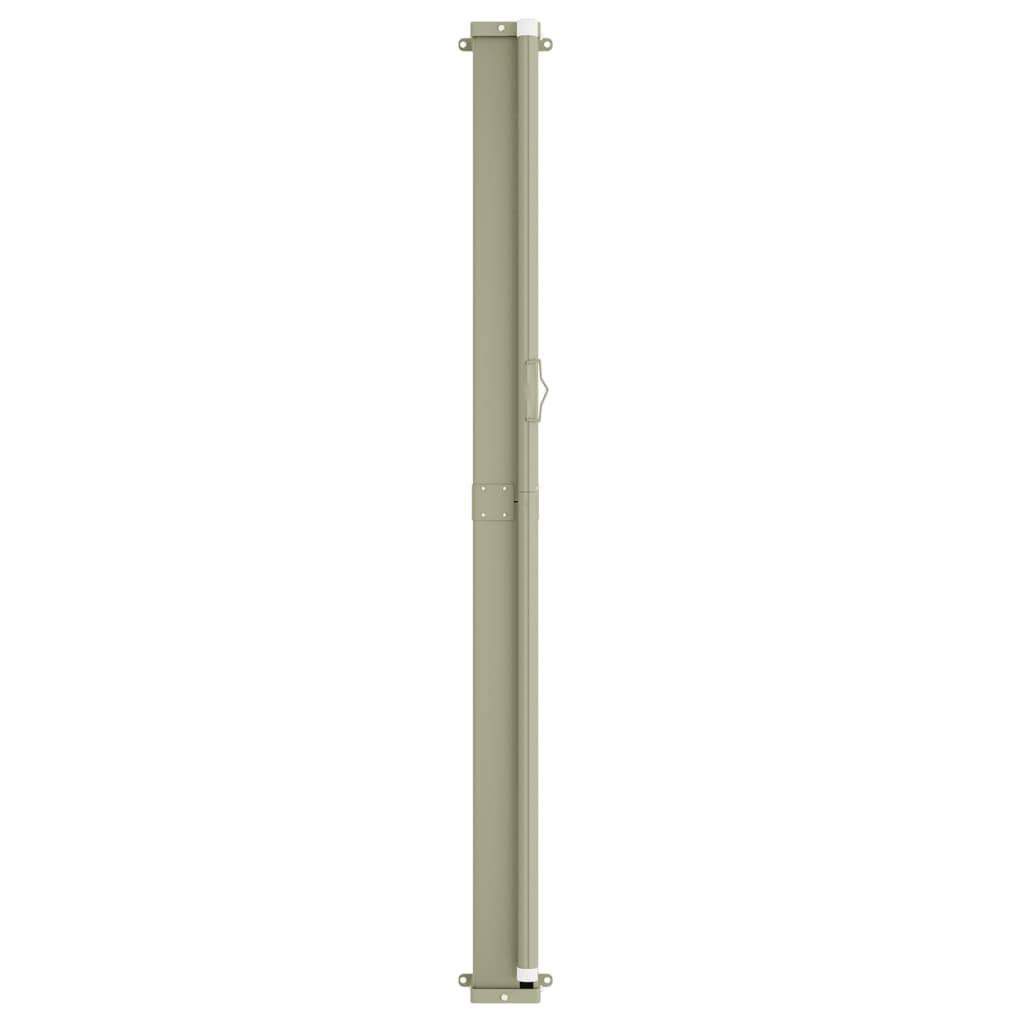 Helloshop26 - Auvent paravent store brise-vue latéral rétractable de patio jardin terrasse balcon protection visuelle écran 140 x 300 cm gris - Imagen 5