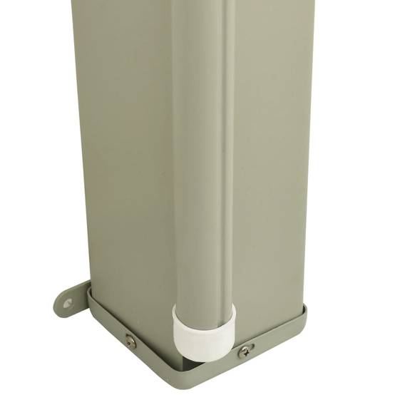 Helloshop26 - Auvent paravent store brise-vue latéral rétractable de patio jardin terrasse balcon protection visuelle écran 140 x 300 cm gris - Imagen 4