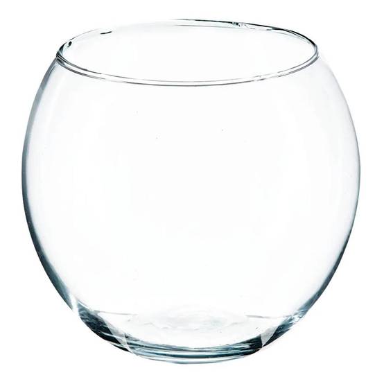 Vase Boule en Verre "Frost" 15cm Transparent