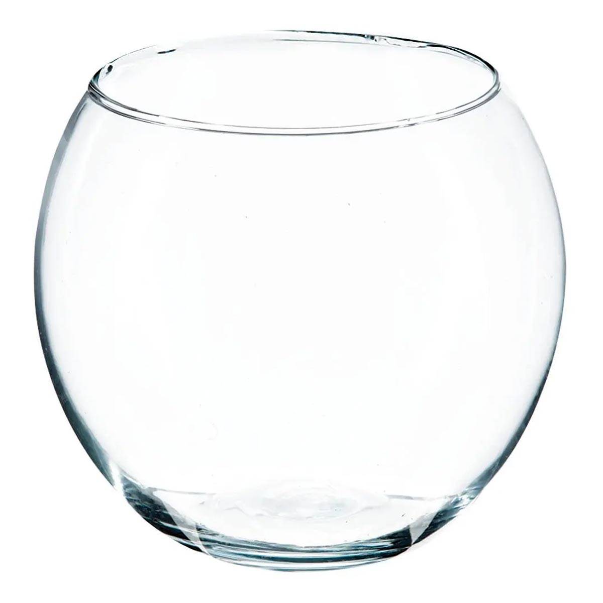 Vase Boule en Verre "Frost" 15cm Transparent