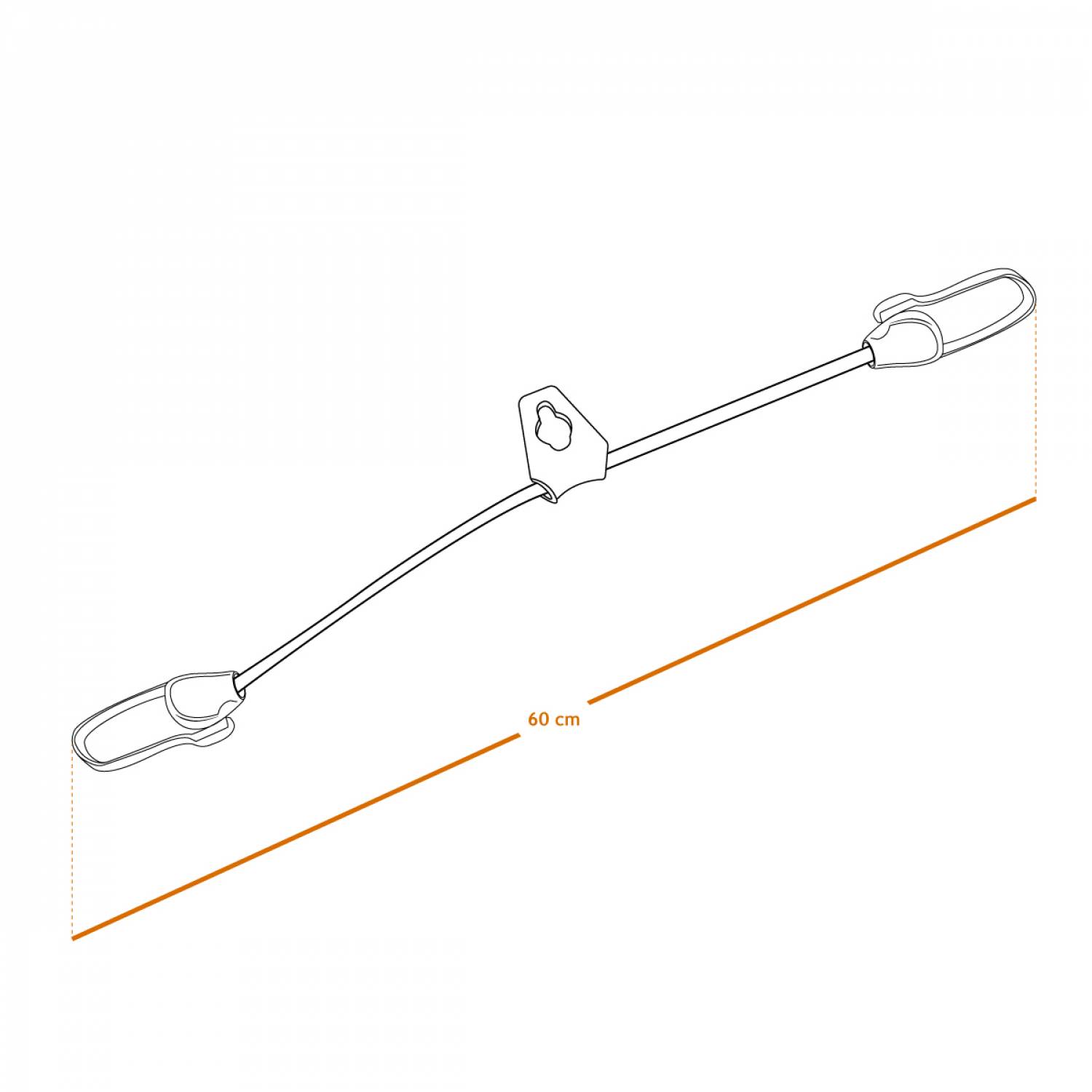 Linxor - Lot de 10 tendeurs sandows sécurisés et normés avec passant piton - Bleu - Linxor - Imagen 2