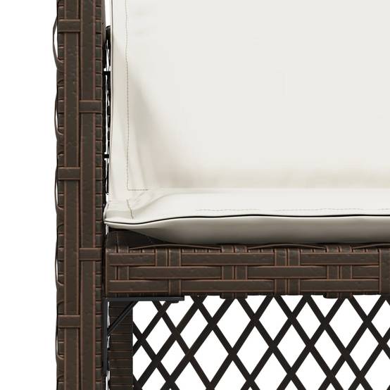 Chaise bois composite 4 places rotin marron 50,5 x 54 x 79 cm - Prolenta premium p3125.6 - Image 9