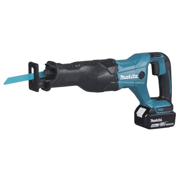 Makita - Scie sabre MAKITA 18 V Li-Ion 5 Ah - 2 Batteries, chargeur en coffret - DJR186RTE - Imagen 1