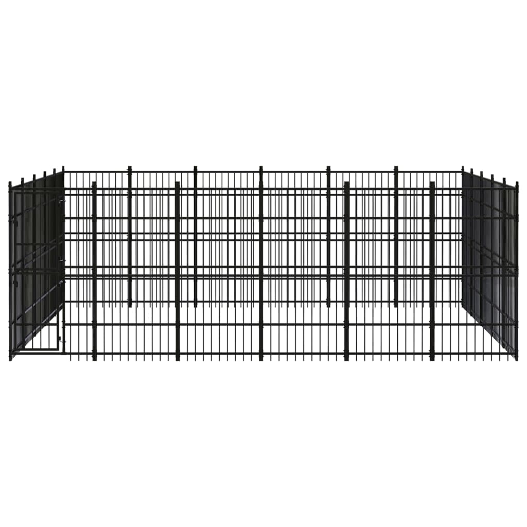 Vidaxl - Chenil D'Extérieur Pour Chiens Acier 27,65 M² - vidaXL - Imagen 1