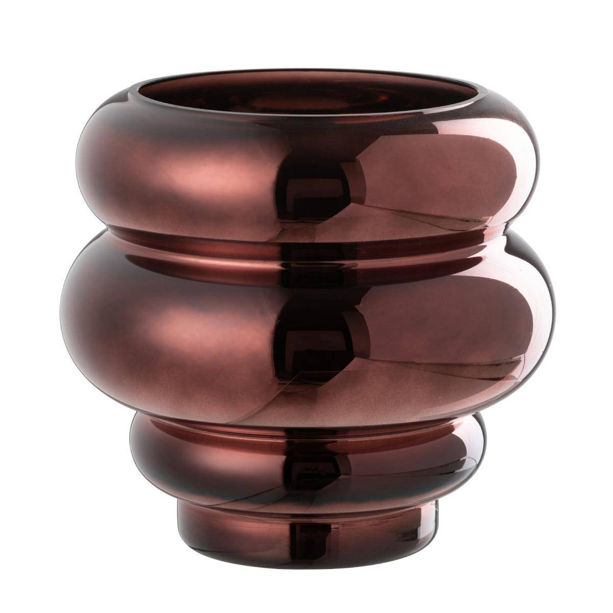 Photophore Design "Cléa" 20cm Prune - Image 2