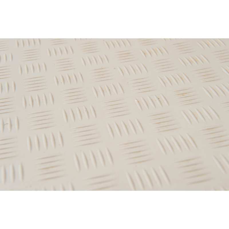 Dalle clipsable intérieur/extérieur Motif "métal strié" - Gris clair 50 x 50 cm - ArtPlast - Imagen 4