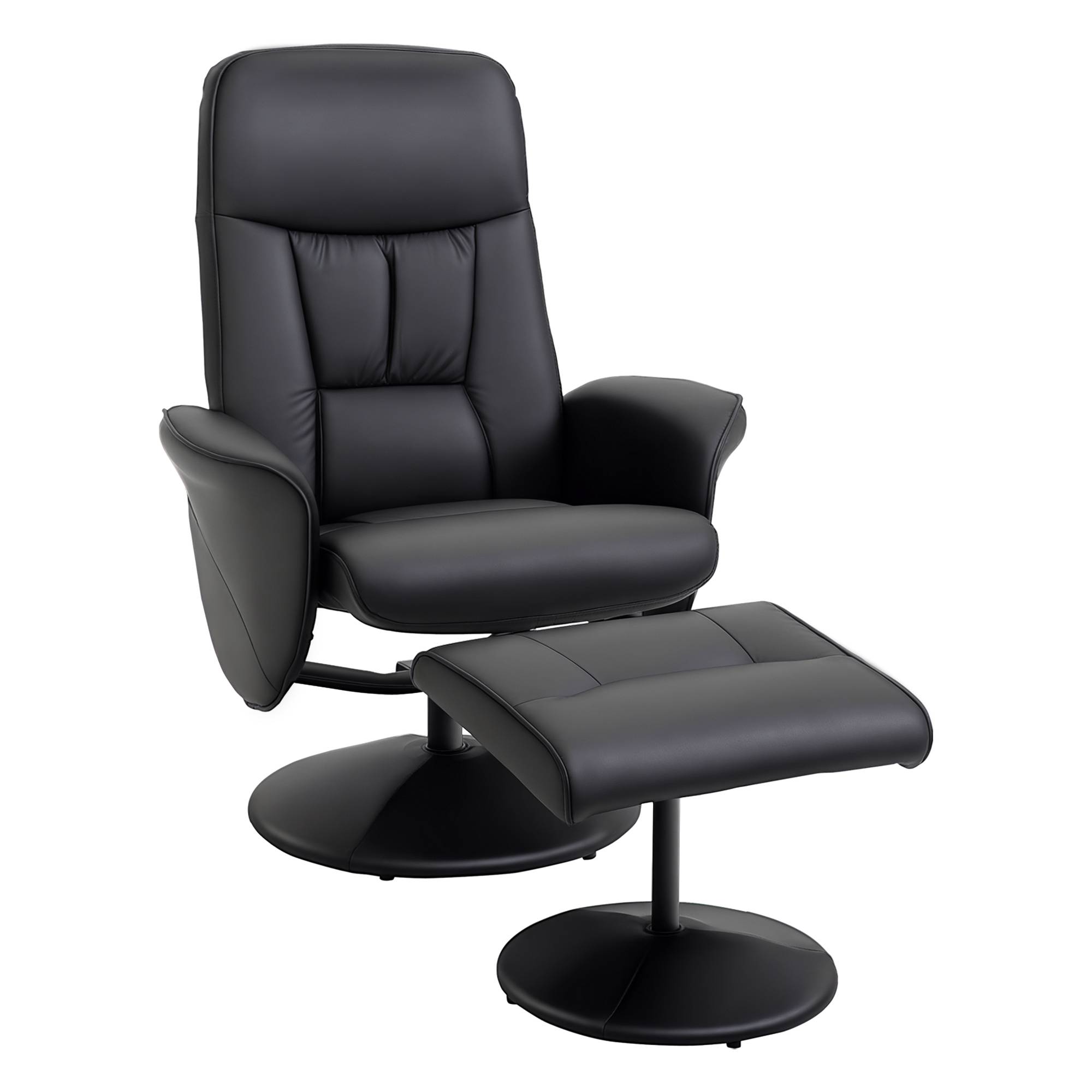 Sans Marque - Fauteuil relax avec repose-pied fauteuil de relaxation relaxant pivotant 360° et dossier inclinable pour TV - Image 1