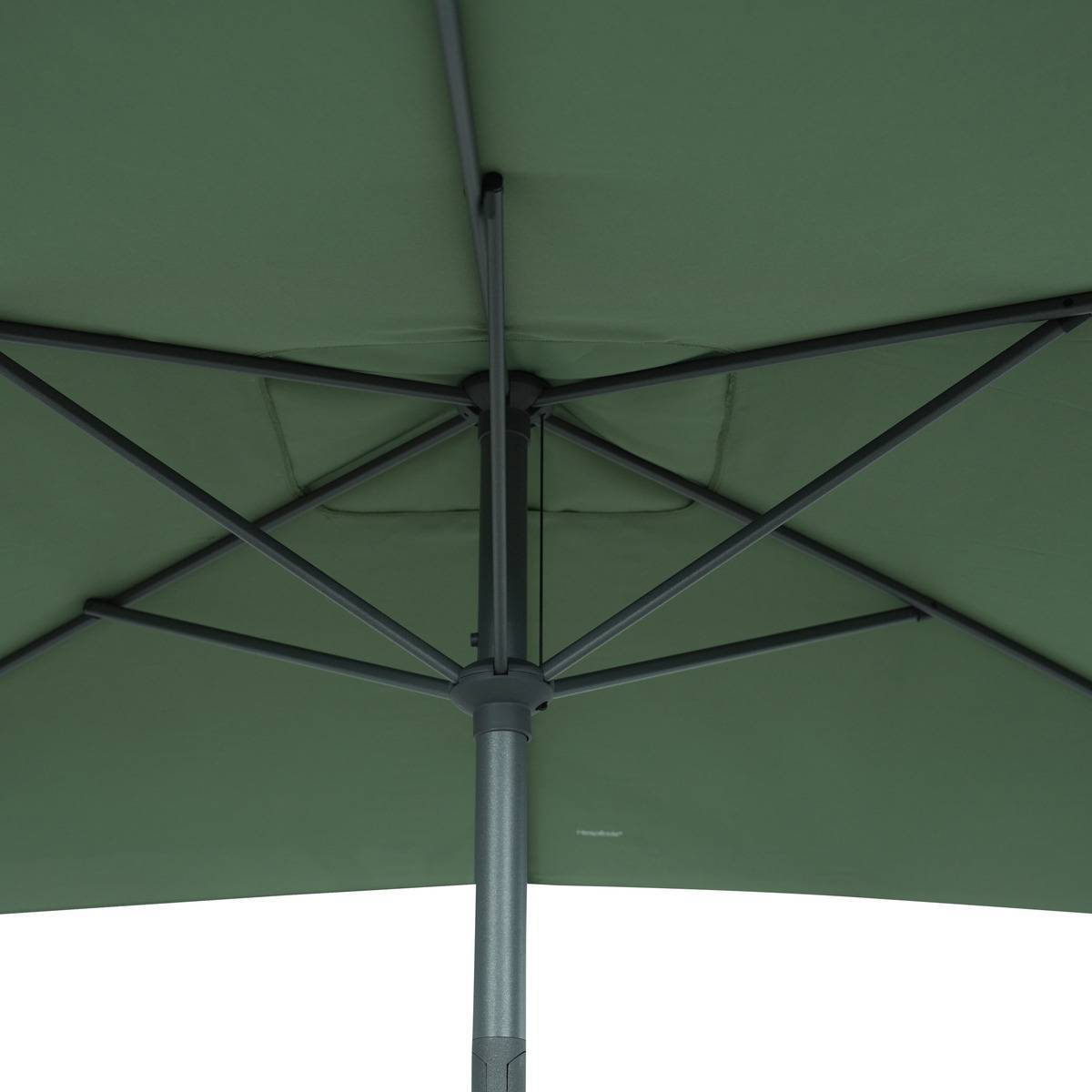 Hesperide - Parasol droit rectangulaire inclinable Loompa 3x2m vert olive - Hespéride - Image 3