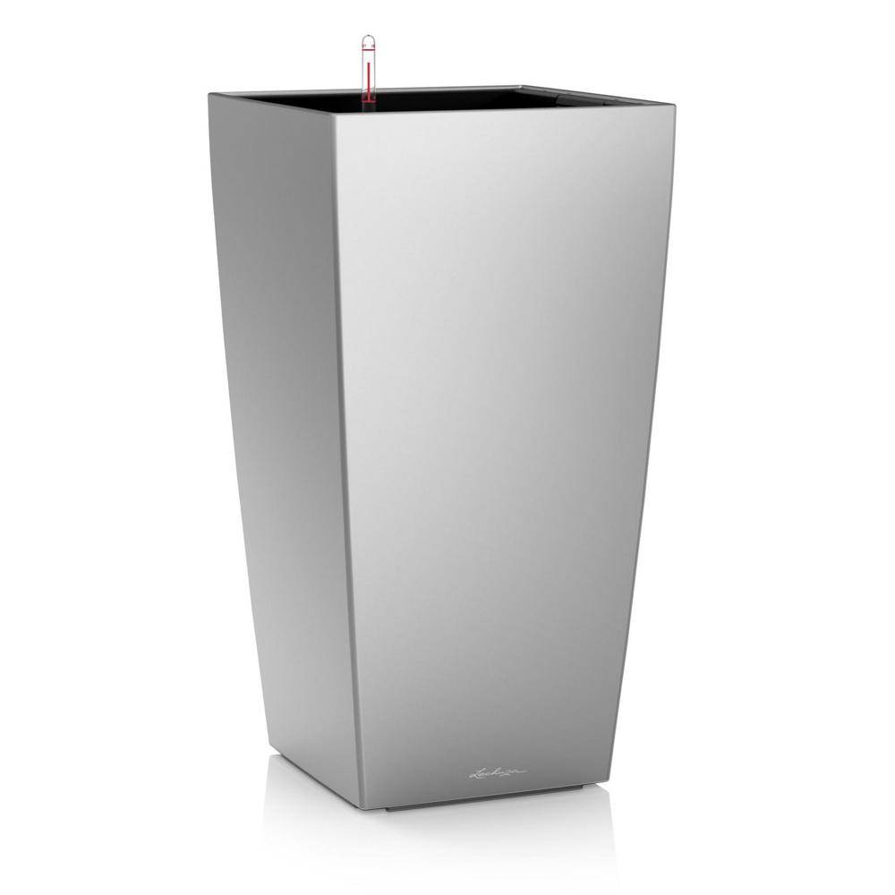 Lechuza - Cubico Premium 30 - kit complet,argent métallisé 56 cm Lechuza - Imagen 1