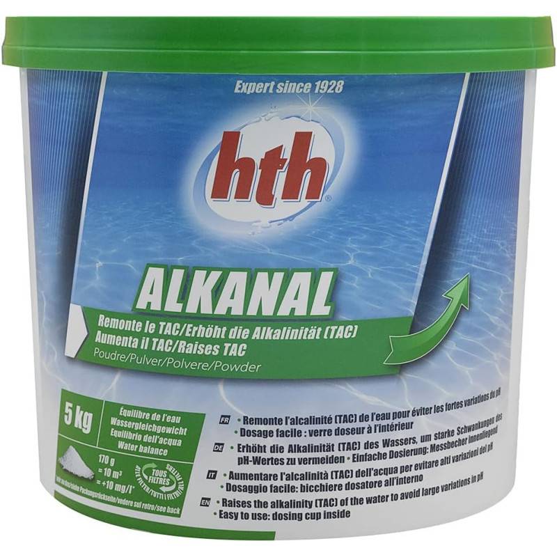 Augmentateur d'alcalinité (TAC) hth® ALKANAL poudre - 5 kg - Image 1