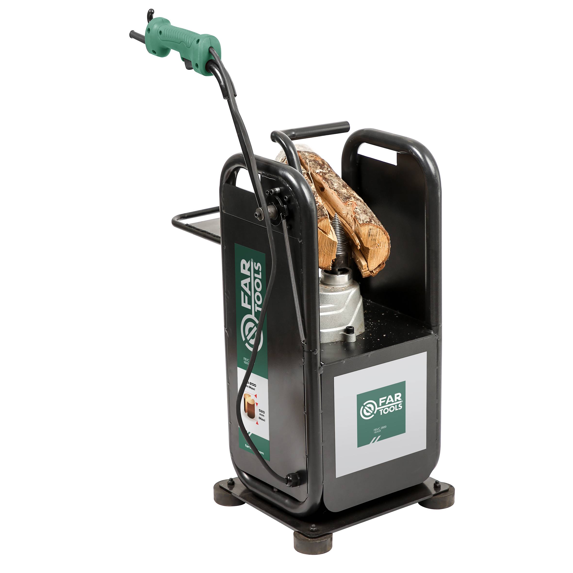 Fendeur de bûche à vis Fartools FBVC 2800 - 2200W - Bûches jusqu'à 520 x Ø 200 MM - Ultra compact FARTOOLS - Image 6
