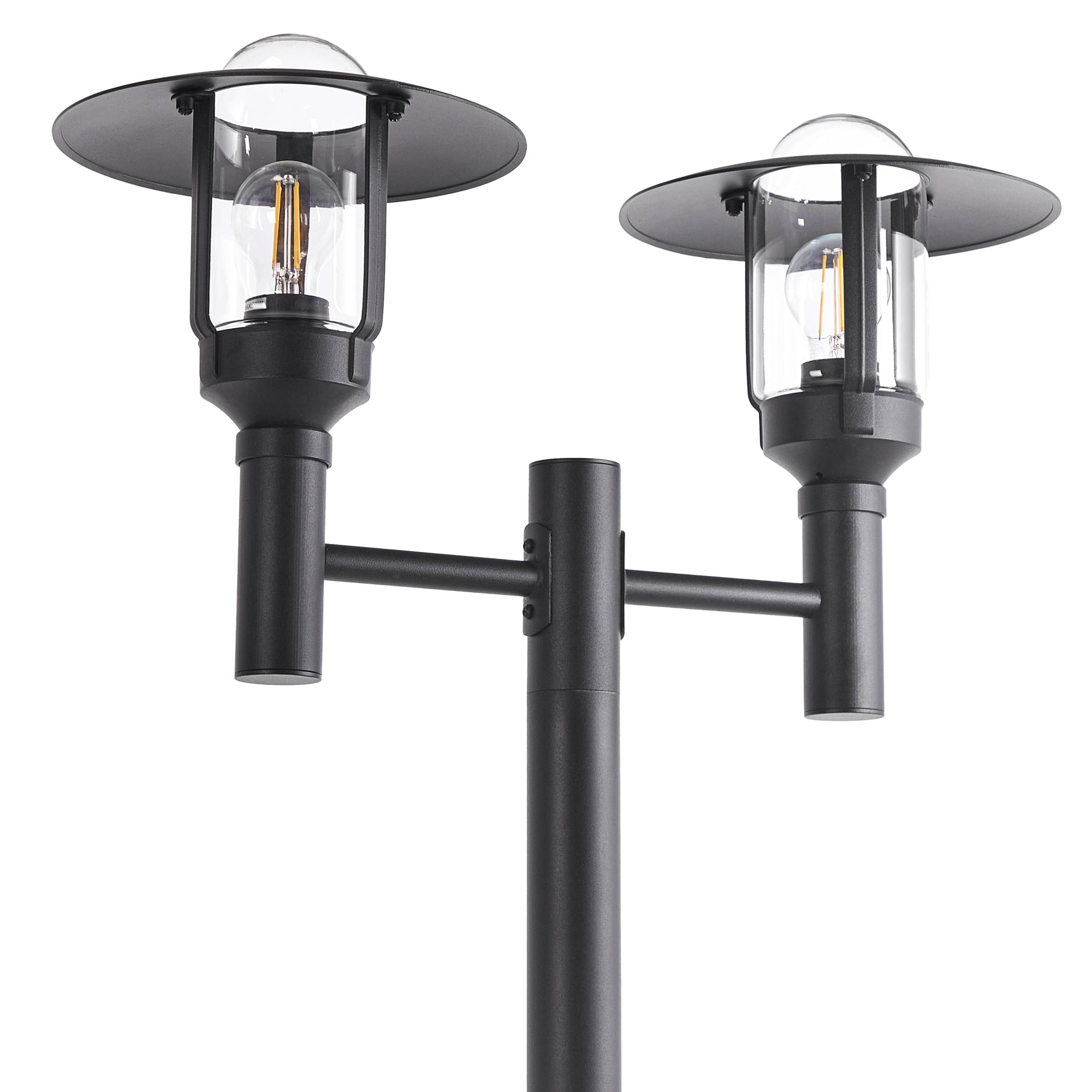 Réverbère Aluminium Noir TIZU - Beliani - Image 3
