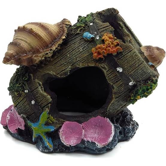 Ornement Aquarium Barrel Cave 1 PCS - Image 1