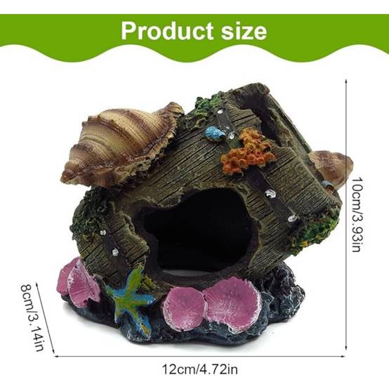 Ornement Aquarium Barrel Cave 1 PCS - Image 5