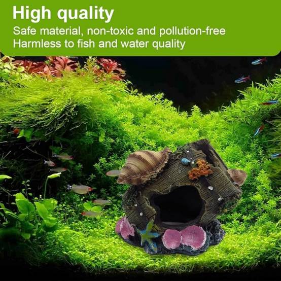 Ornement Aquarium Barrel Cave 1 PCS - Image 2