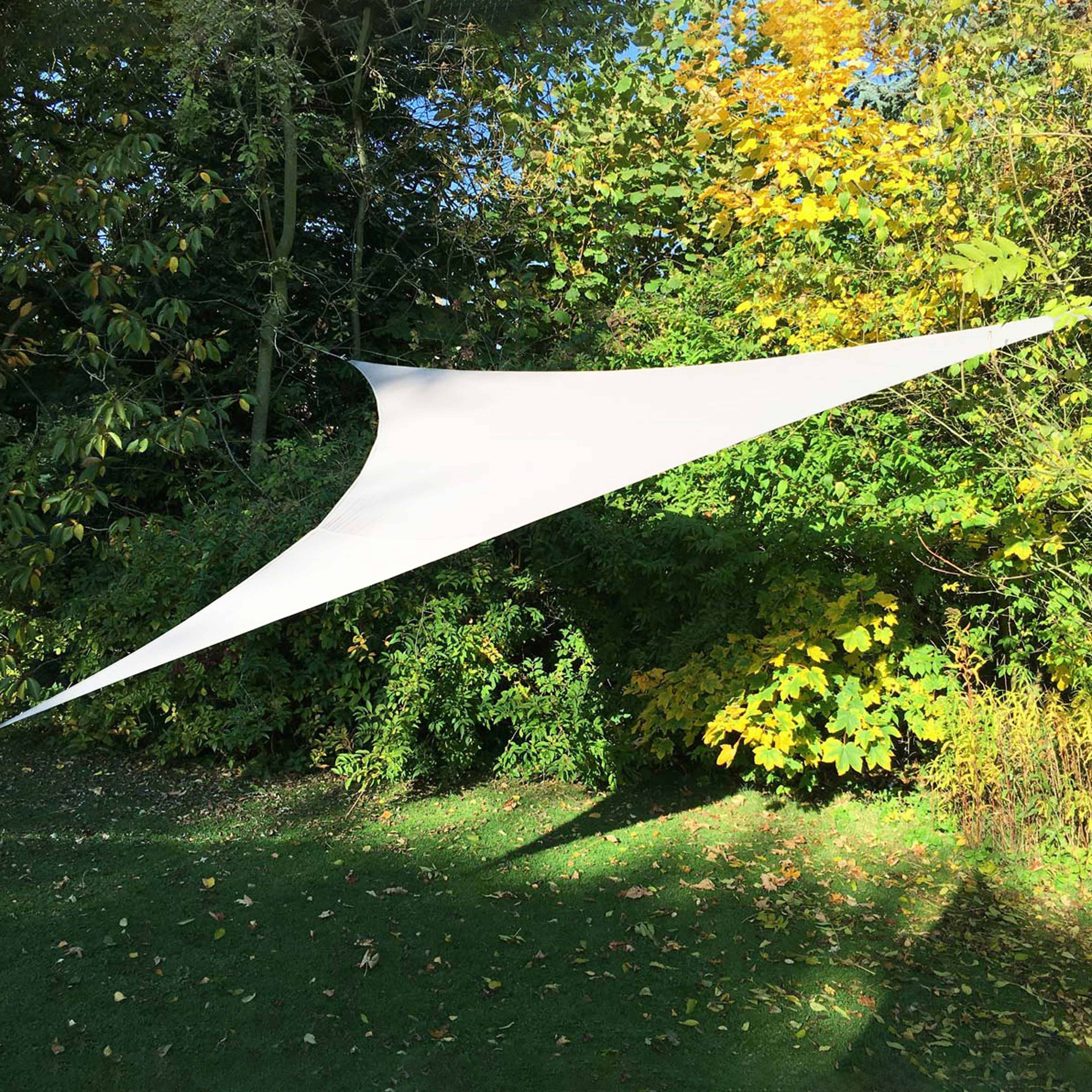 Oviala - Voile d'ombrage triangulaire extensible 3,60 m écru
- Oviala - Imagen 3
