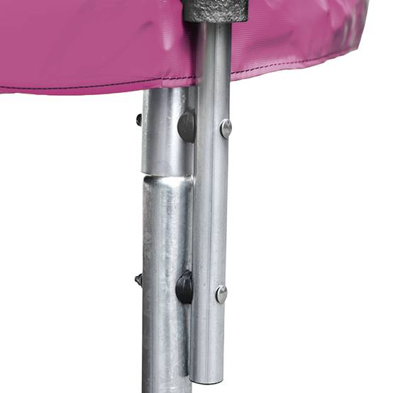 Happy Garden - Pack Premium Trampoline 430cm réversible rose / gris MELBOURNE + filet, échelle, bâche et kit d'ancrage - HAPPY GARDEN - Imagen 8