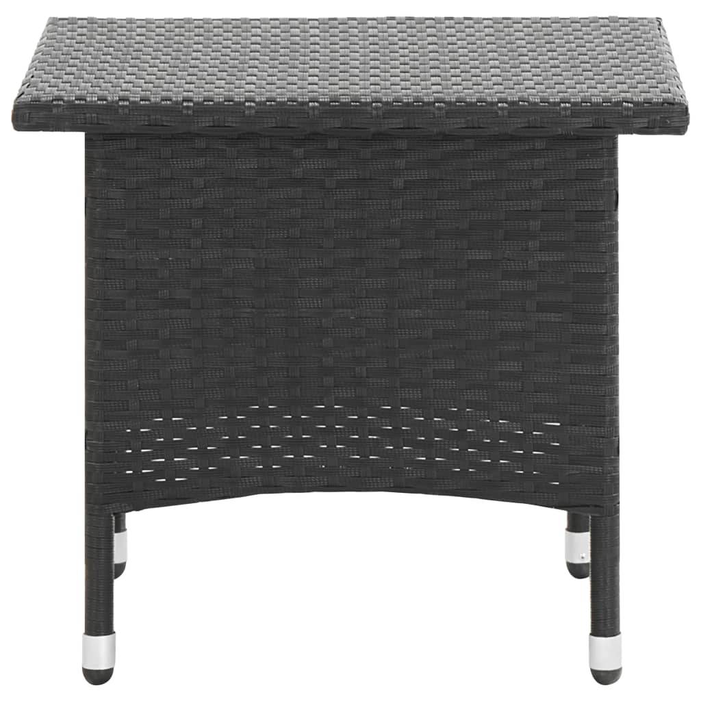 Table bois composite Thorvin Noir 50 X 50 X 47 cm - P87209N - Image 2