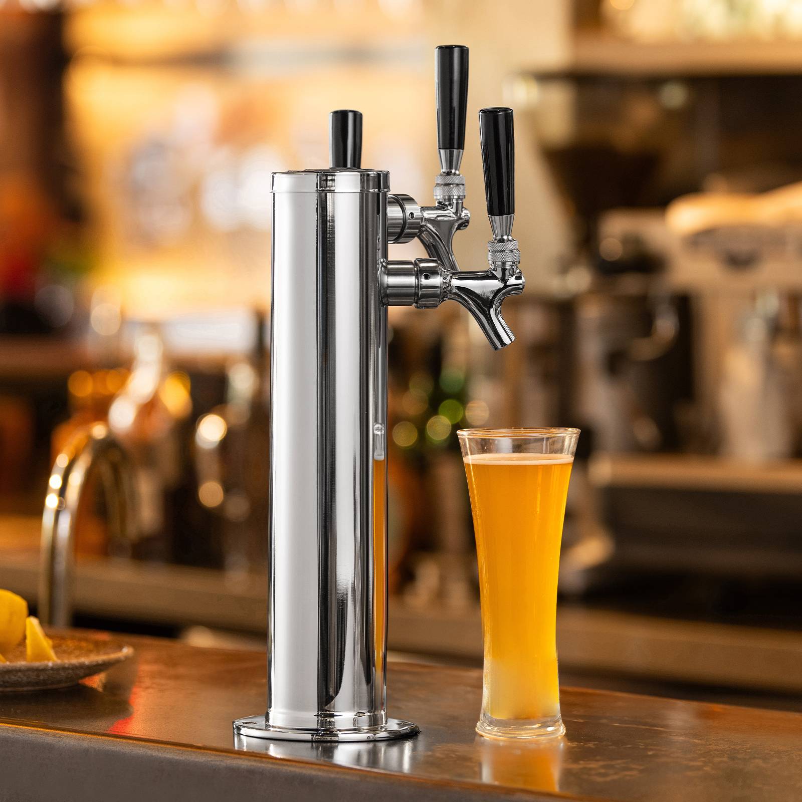 VEVOR Kit colonne bière pression trois robinets, inox, tubes pré-assemblés. Bar. - Image 8