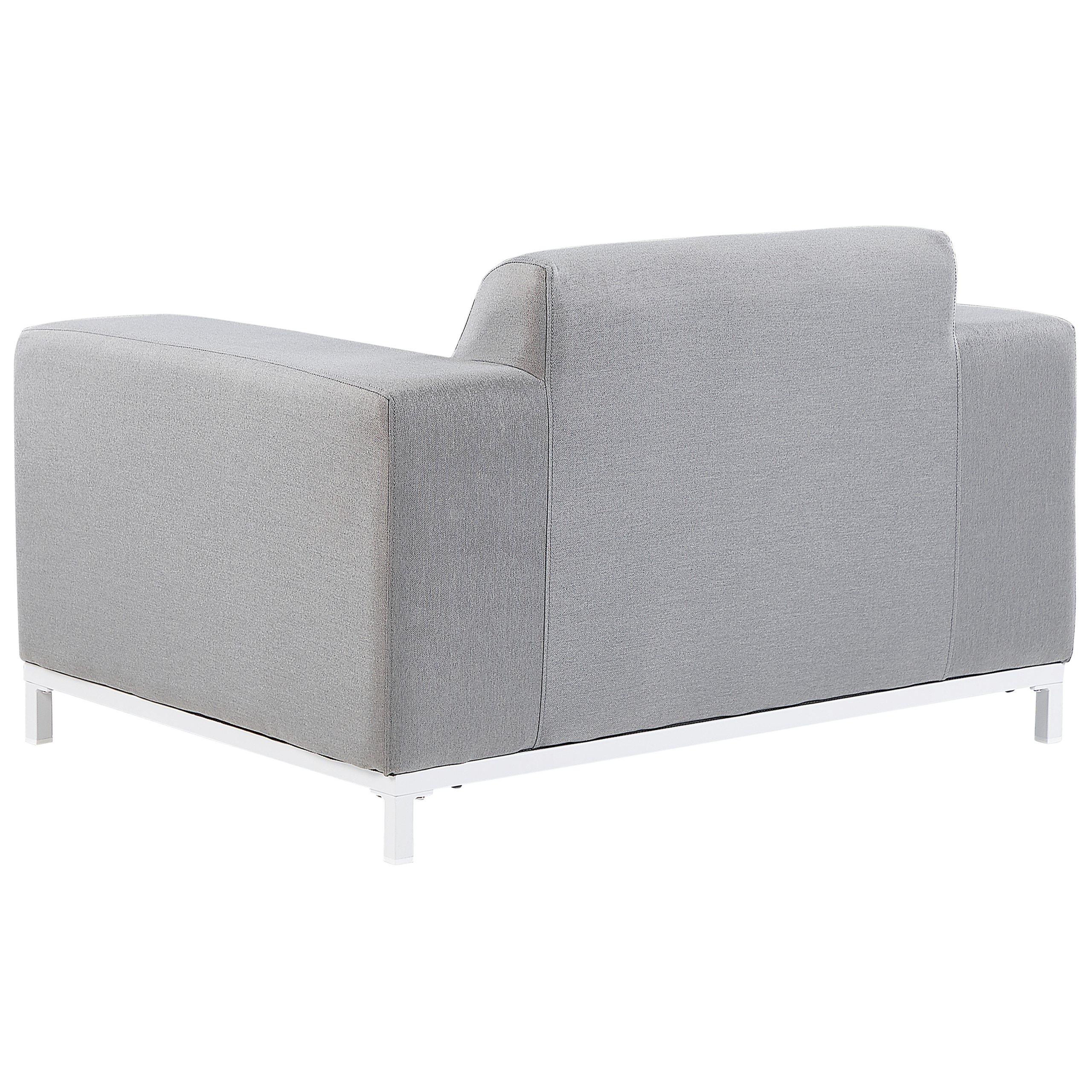 Fauteuil Tissu Gris clair ROVIGO - Beliani - Image 5