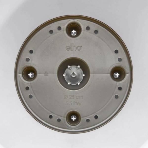 Elho - Elho Loft Urban Pot De Fleurs Rond Haut 42 - Blanc - ø 42 X H 56 Cm - Extérieur - 100% Recyclé - Imagen 4