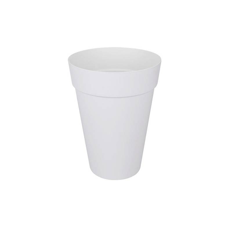 Elho - Elho Loft Urban Pot De Fleurs Rond Haut 42 - Blanc - ø 42 X H 56 Cm - Extérieur - 100% Recyclé - Imagen 1