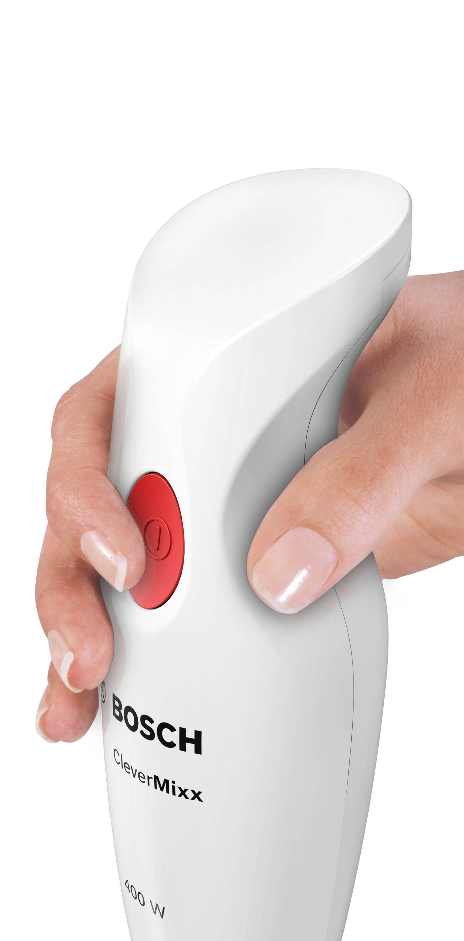 Bosch - Mixeur plongeant 400w blanc/rouge MSM14100 Bosch - Image 4