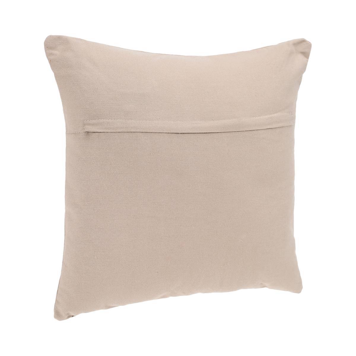 Atmosphera - Coussin déhoussable "Anjali" coton beige 38x38cm - Atmosphera Créateur d'intérieur - Imagen 2