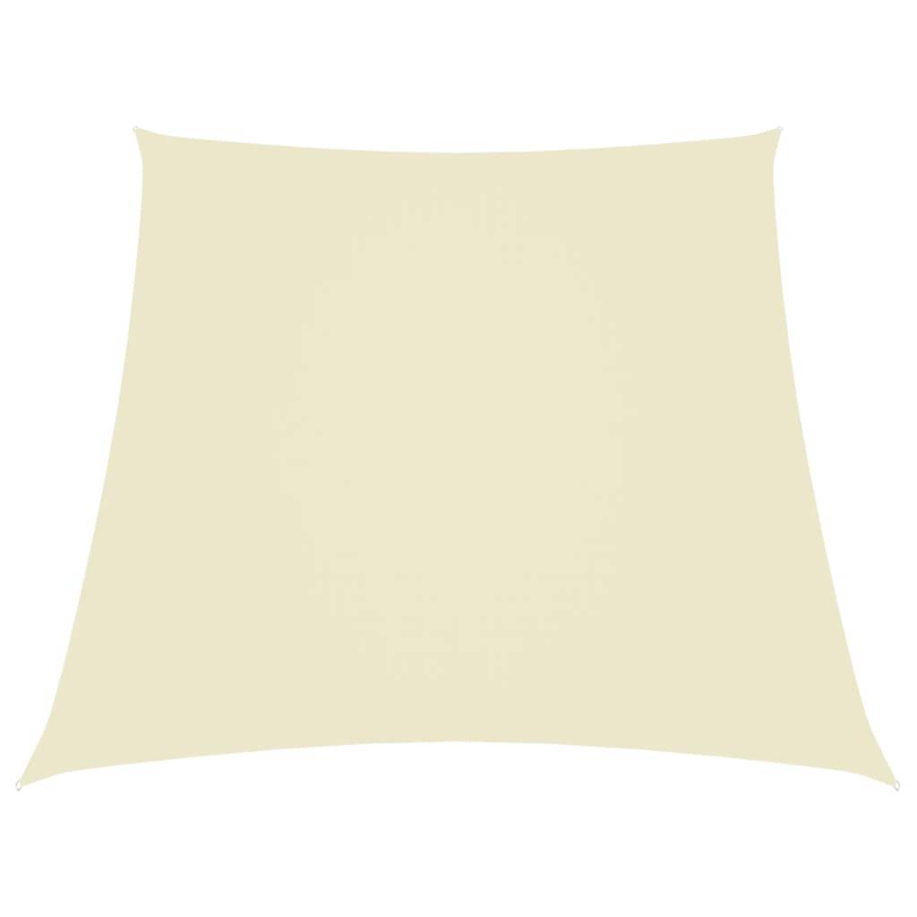 Helloshop26 - Voile toile d'ombrage parasol tissu oxford trapèze 3/4 x 3 m crème - Imagen 1