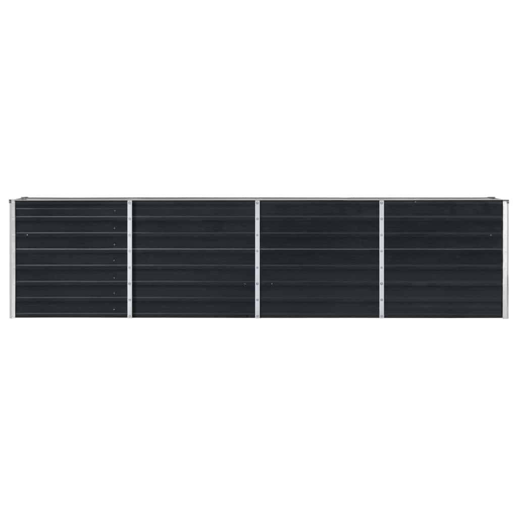 Vidaxl - Jardinière 320x40x77 cm Acier galvanisé Anthracite vidaXL 47051 - Image 9