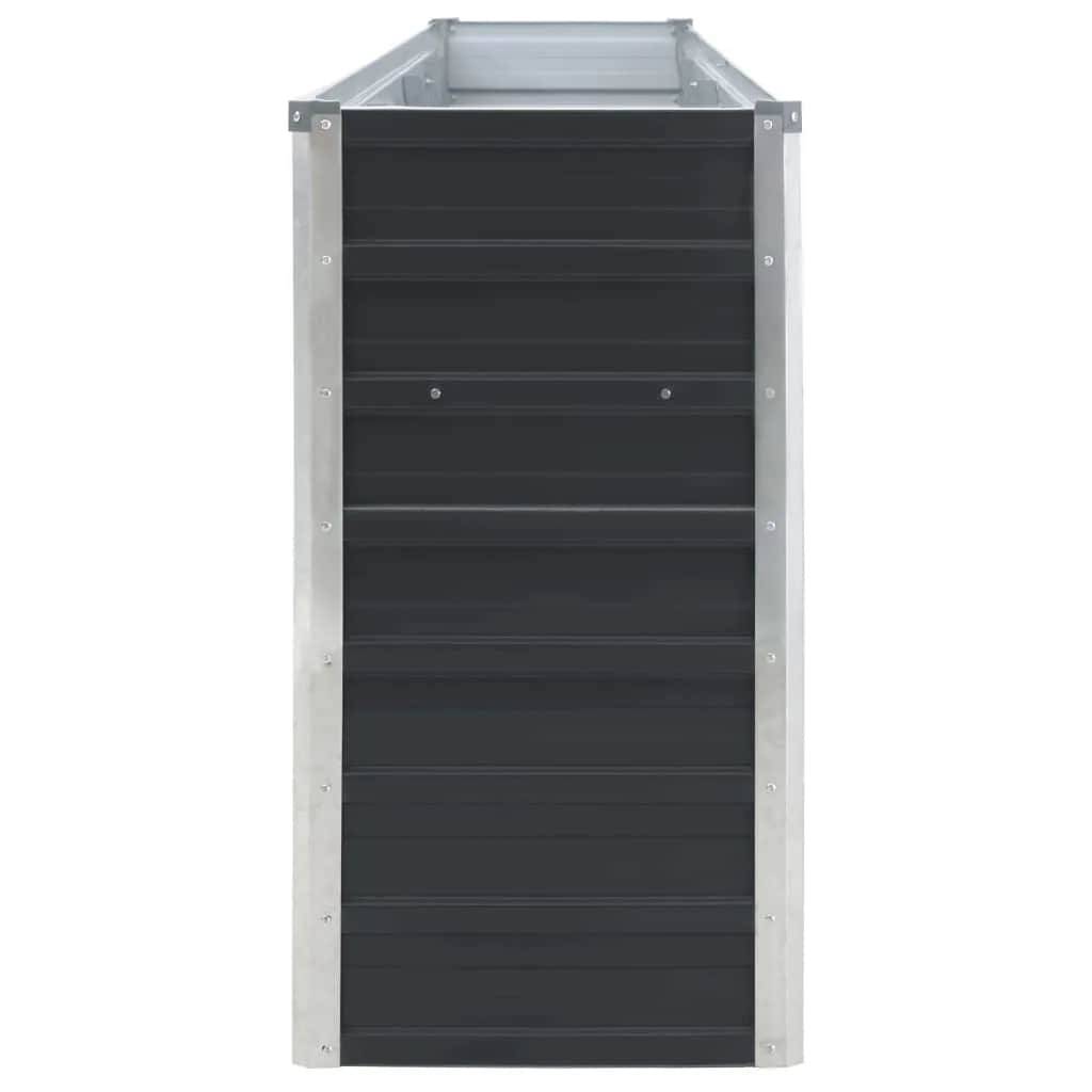 Vidaxl - Jardinière 320x40x77 cm Acier galvanisé Anthracite vidaXL 47051 - Image 7