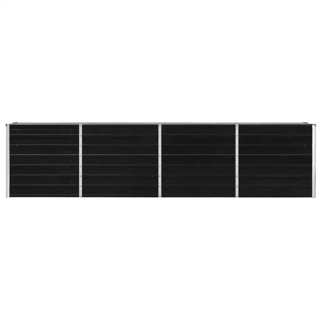 Vidaxl - Jardinière 320x40x77 cm Acier galvanisé Anthracite vidaXL 47051 - Image 6